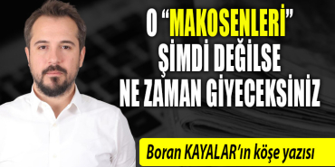 BORAN KAYALAR KÖŞE YAZISI