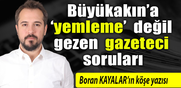 boran kayalar köşe yazısı