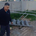 İzmit Belediyesi Şehir hastanesi yönetimi, halkımız için yenilediğimiz merdivenleri keserken yakalandı
