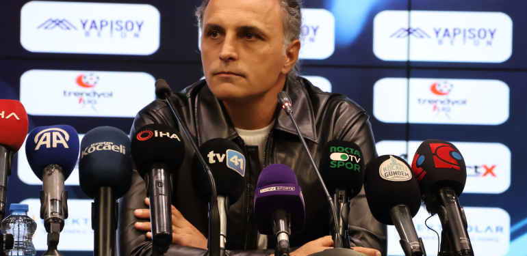 MUSTAFA GÜRSEL: "ÜZERİMİZE DÜŞENİ YAPAMADIK" KOCAELİSPOR TEKNİK DİREKTÖRÜ MUSTAFA GÜRSEL: "İSTEDİĞİMİZ FİZİKSEL TEPKİYİ VERMEDİK, VİRÜSTEN DOLAYI OLABİLİR"