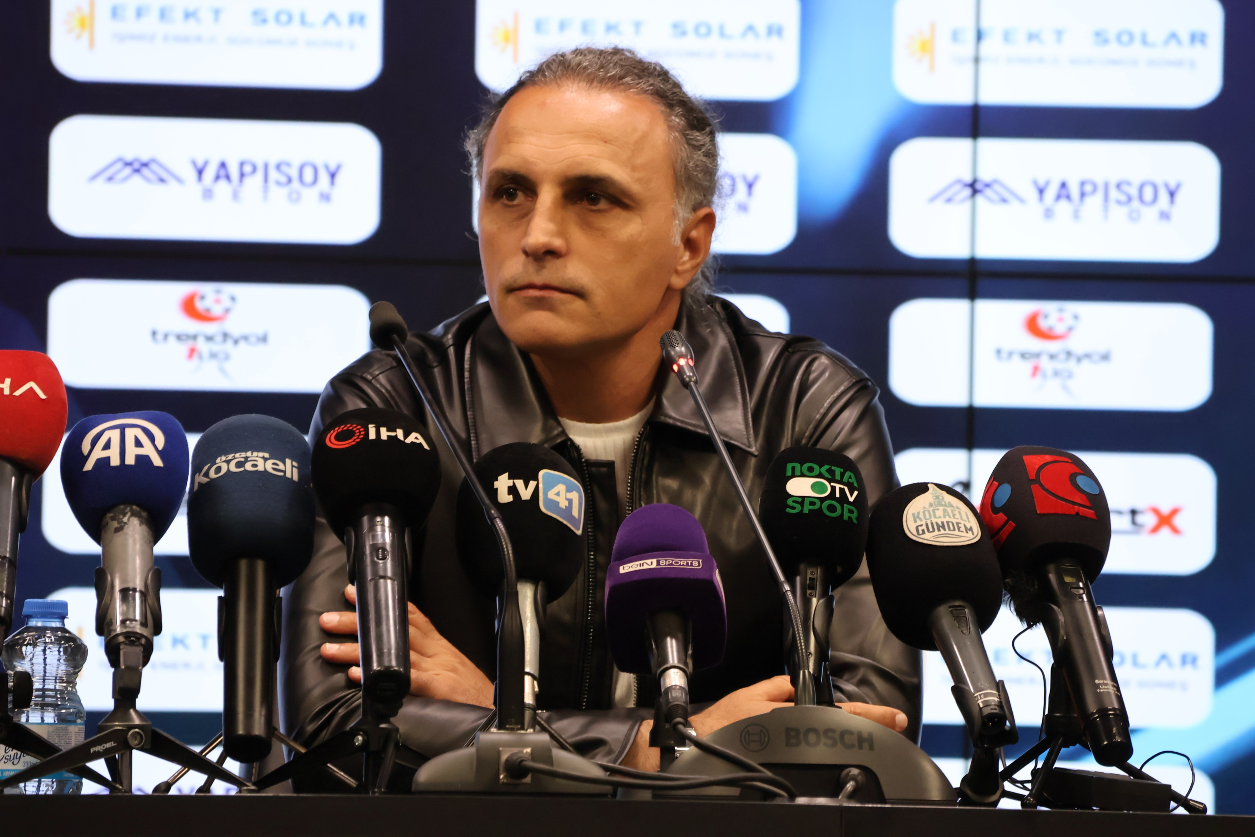 MUSTAFA GÜRSEL: "ÜZERİMİZE DÜŞENİ YAPAMADIK" KOCAELİSPOR TEKNİK DİREKTÖRÜ MUSTAFA GÜRSEL: "İSTEDİĞİMİZ FİZİKSEL TEPKİYİ VERMEDİK, VİRÜSTEN DOLAYI OLABİLİR"