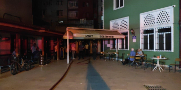 CAMİDE KORKUTAN YANGIN