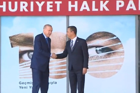 Erdoğan, 18 yıl sonra ilk kez CHP Genel Merkezi'nde (2)