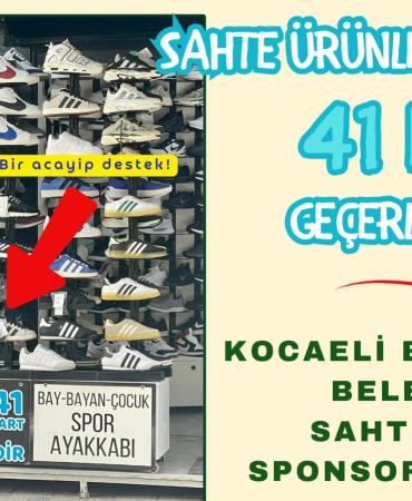 Kocaeli Büyükşehir sahteciliğe sponsor mu oldu!