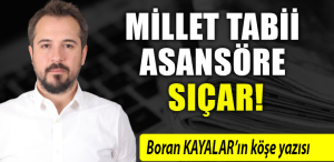 MİLLET TABİİ ASANSÖRE SIÇAR!