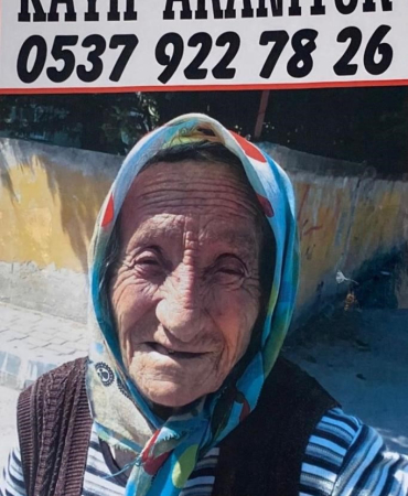 ALZHEİMER HASTASI YAŞLI KADIN 18 GÜNDÜR KAYIP