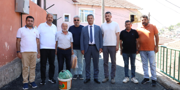 Yenidoğan’ın sokakları yenileniyor, Belediye heyeti yakından takip ediyor