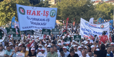 HAK İŞ'İN KAYSERİ'DEN SONRAKİ DURAĞI KOCAELİ OLDU HAK İŞ KONFEDERASYONU GENEL BAŞKANI ARSLAN: "ÇOK KAZANAN ÇOK VERSİN AZ KAZANAN AZ VERSİN, VERGİDE ADALET İSTİYORUZ" "BİZ BİR SİYASİ HAREKET DEĞİLİZ, BİZ SENDİKACIYIZ"