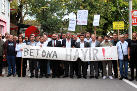 Dilovası Çerkeşli mahallesi’nde beton santraline tepki