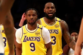 NBA’de LeBron James ve oğlu Bronny James tarihe geçti
