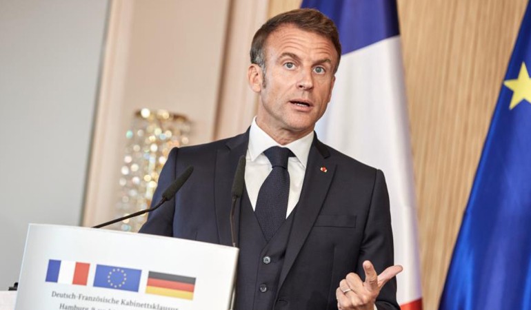 Fransa Cumhurbaşkanı Macron’dan “İsrail’e silah sevkiyatlarının durdurulması” çağrısı