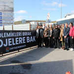 Ercan’dan Büyükakın’a pankartlı açıklama Polemikleri bırak projelere bak