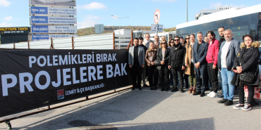 Ercan’dan Büyükakın’a pankartlı açıklama Polemikleri bırak projelere bak