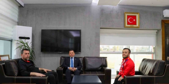 Şampiyondan İl Müdürü Kabakcı’ya ziyaret