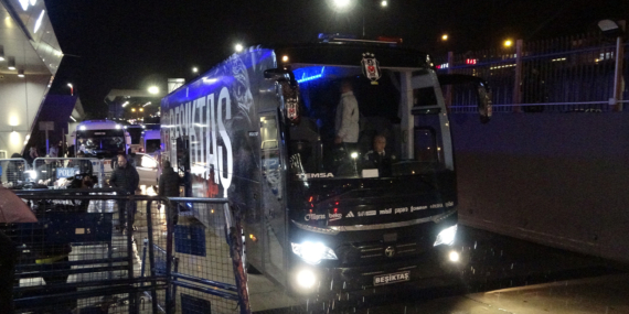 Beşiktaş, Trabzon’a geldi