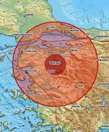 Balıkesir’in Sındırgı ilçesinde 5.1 büyüklüğünde bir deprem meydana geldi. Deprem İstanbul’da da hissedildi.