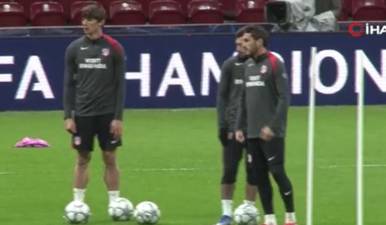 Atletico Madrid, Galatasaray maçı hazırlıklarını tamamladı