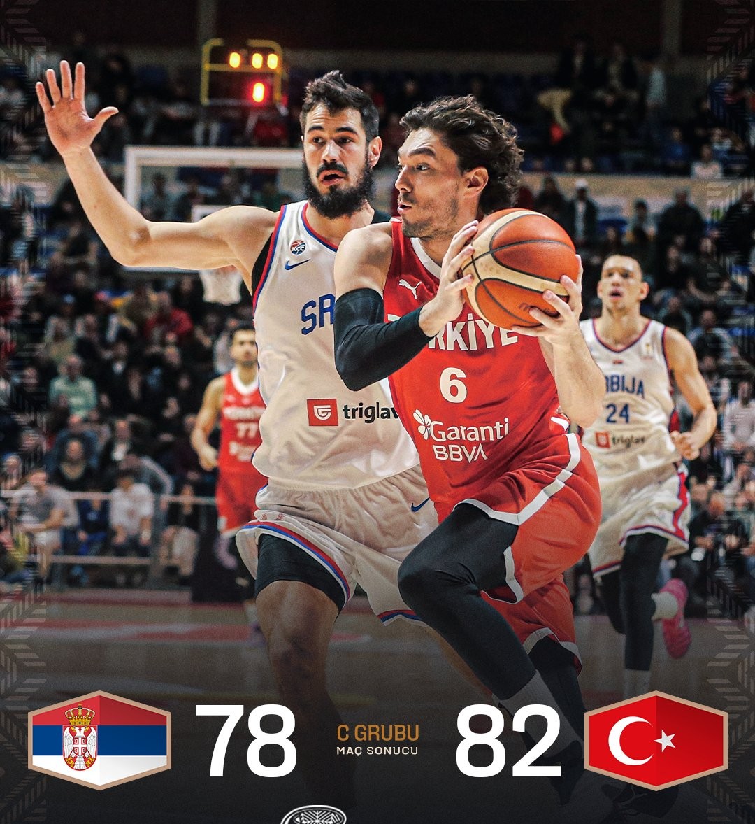 12 Dev Adam Belgrad’da Tarih Yazdı