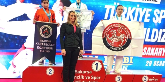 Eskişehirli sporcu Türkiye şampiyonluğu kürsüsünde