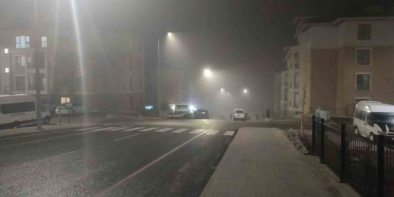 Gölbaşı’nda yoğun sis etkili oldu