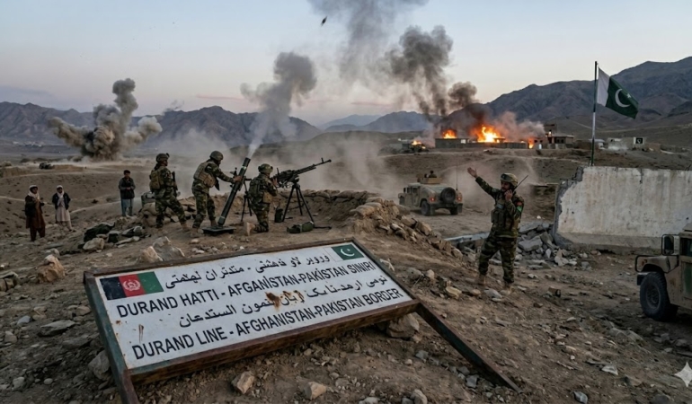 Afganistan Pakistan Mevzilerini Vurdu!