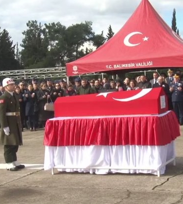 Balıkesir Şehidini Uğurladı