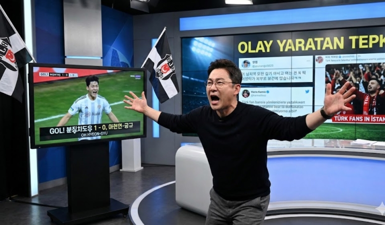 Beşiktaşlı Oh’un Golüne Koreli Spikerden Olay Yaratan Tepki