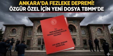 CHP Lideri Özgür Özel'in Dokunulmazlığı İçin Yeni Dosya TBMM'de