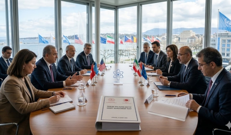 Cenevre'de Nükleer Mesai Taslak Metin Masada!