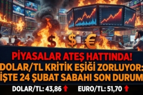 Dolar TL Kritik Eşiği Zorluyor