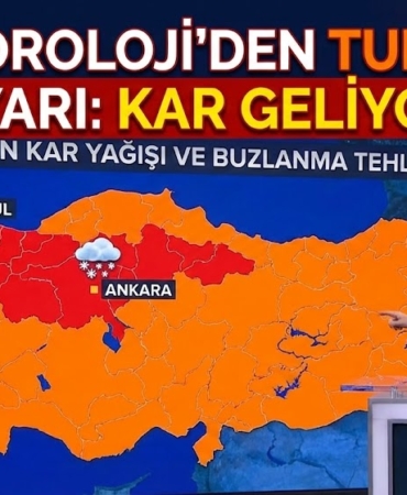 Kar Kapıya Dayandı! Bu Gece Yarısı İstanbul ve Ankara’da Başlıyor