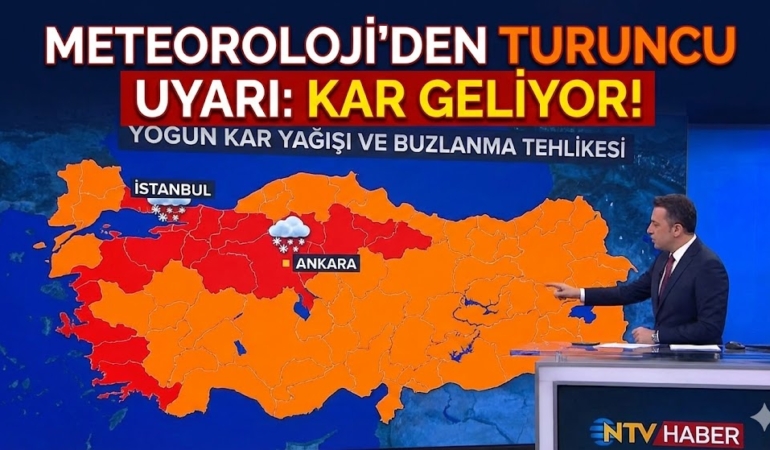 Kar Kapıya Dayandı! Bu Gece Yarısı İstanbul ve Ankara’da Başlıyor