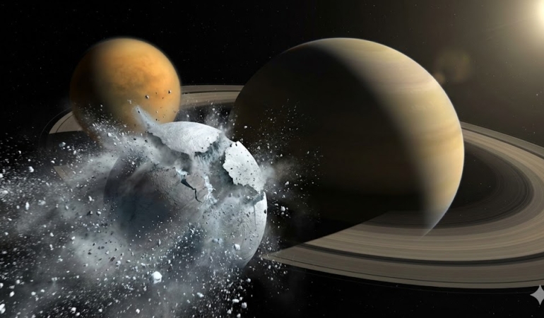 Satürn’de Kozmik Trafik Kazası