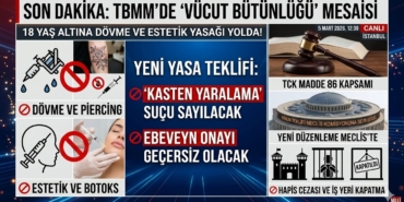18 Yaş Altına Dövme ve Estetik Yasağı Yolda!