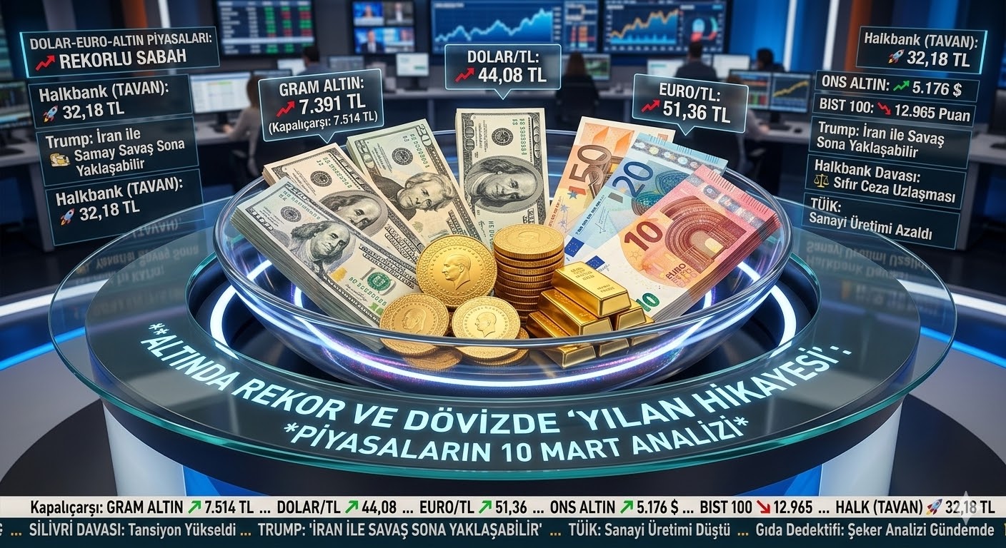 ALTINDA SAVAŞ SONRASI FİYATLAMASI VE DÖVİZDE HALKBANK DENGESİ