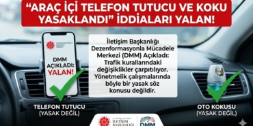 Araç İçi Telefon Tutucu ve Koku Yasaklandı mı DMM'den Resmi Açıklama!