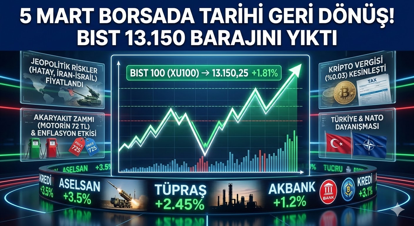 BIST 13.150 Barajını Yıktı Geçti!