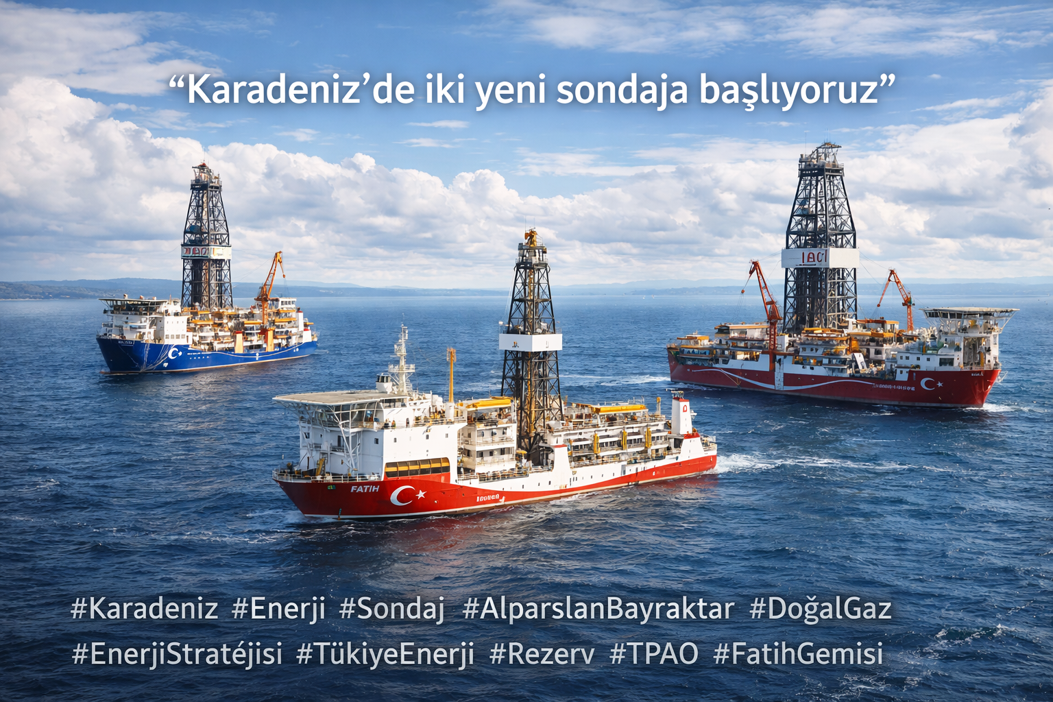 Bayraktar “Karadeniz’de İki Yeni Sondaja Başlıyoruz”