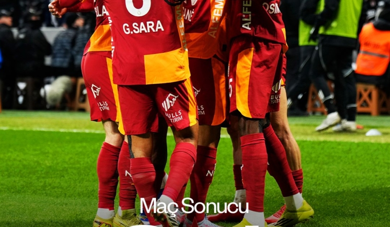 DERBİDE ASLAN PENÇESİ Beşiktaş 0-1 Galatasaray! Şampiyonluk Ateşi Yanıyor