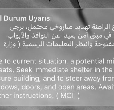 Dubai ve Abu Dabi’de Füze Tehdidi Alarmı!