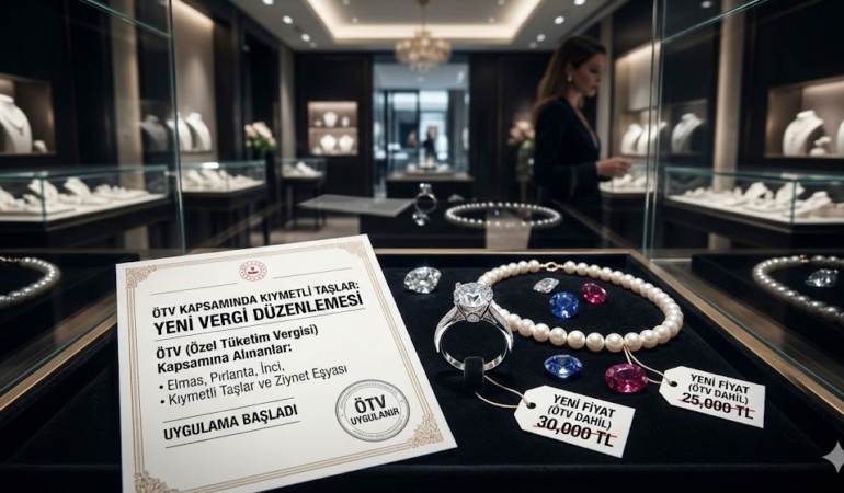 Elmas, Pırlanta ve İnci Artık ÖTV Kapsamında
