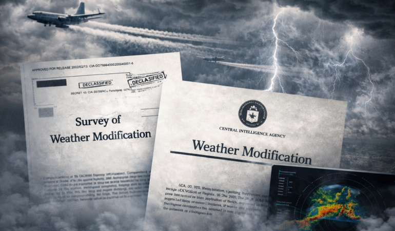 Gizliliği kaldırılan CIA belgeleri hava modifikasyonu araştırmalarını ortaya koydu