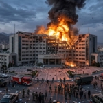 İsrail İran’ın Askeri Beyni ni Vurdu! Genelkurmay Karargahı Yerle Bir