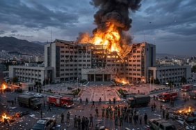 İsrail İran’ın Askeri Beyni ni Vurdu! Genelkurmay Karargahı Yerle Bir