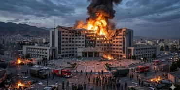 İsrail İran’ın Askeri Beyni ni Vurdu! Genelkurmay Karargahı Yerle Bir