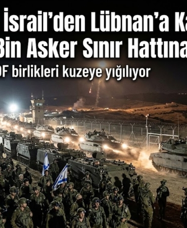 İsrail'den Lübnan'a Kara Harekatı Kararı! 100 Bin Asker Sınır Hattına Sevk Edildi