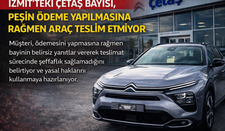 İzmit'teki Citroen Çetaş Bayisi, Peşin Ödeme Yapılmasına Rağmen Araç Teslim Etmiyor (2)