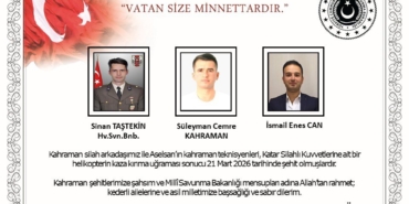 Kazada Şehit Olan Personellerimizin İsimleri Belli Oldu