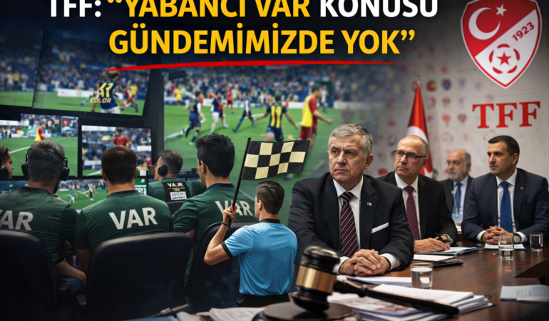 TFF “Yabancı VAR Gündemimizde Yok”