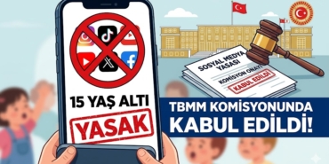 15 Yaş Altına Sosyal Medya Yasağı Meclis Komisyonundan Geçti!